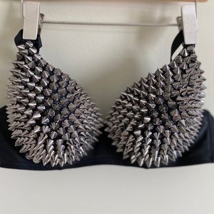 Spiked fashion bra B/C